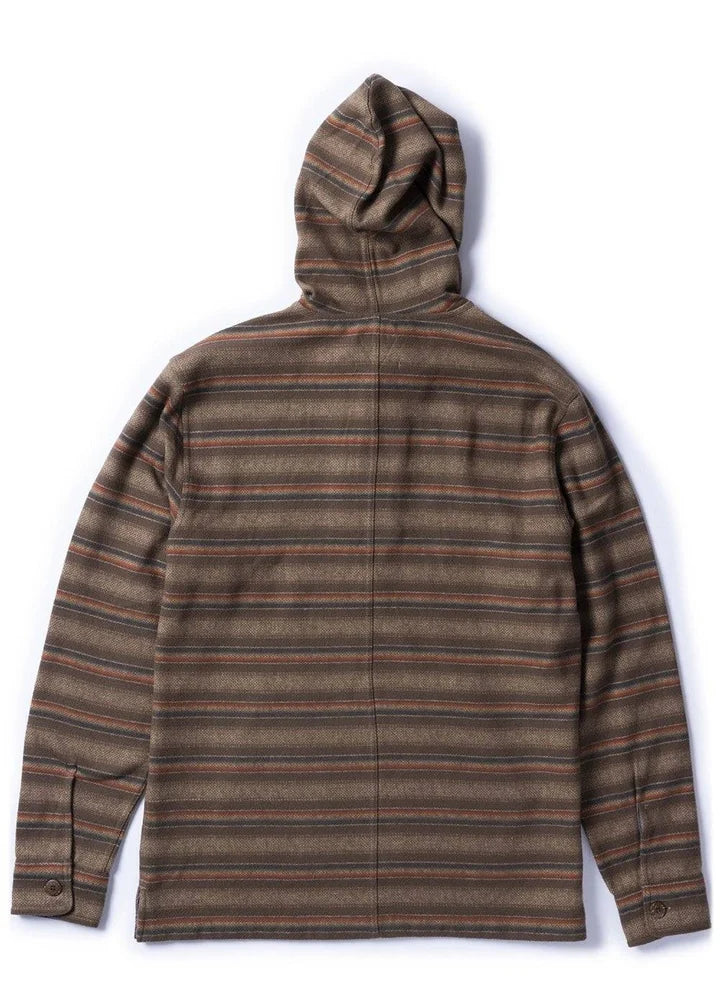 Vissla - Descanso Hooded Popover | Dark Earth