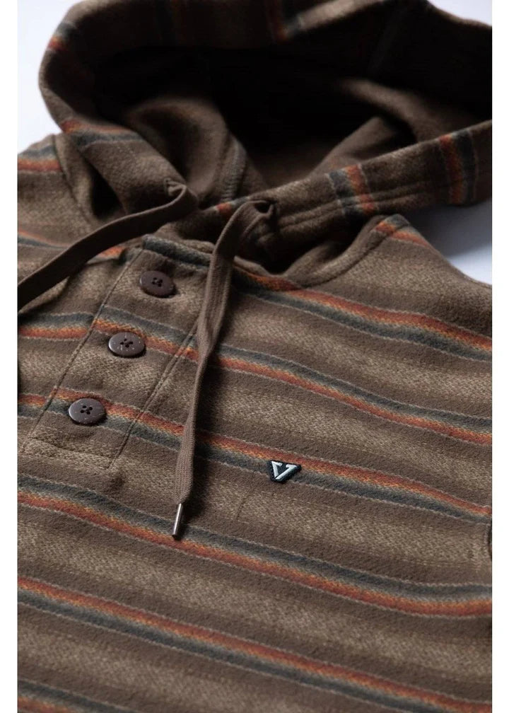 Vissla - Descanso Hooded Popover | Dark Earth