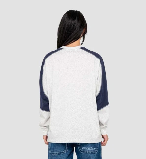 Rusty- Timmy Target Contrast L/S Tee | Ecru Marle