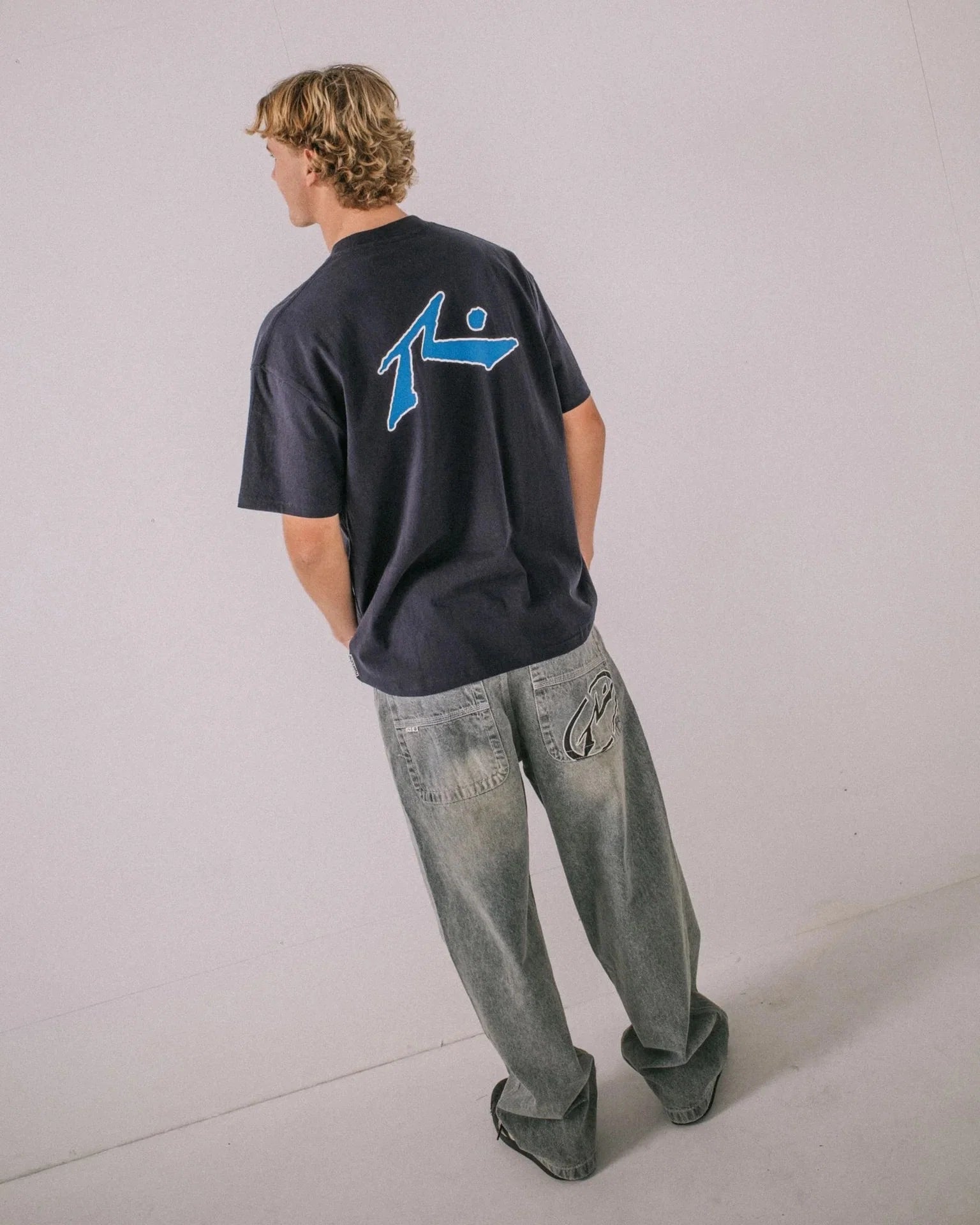 Rusty - Competition 2.0 Short Sleeve Tee | Navy Blue