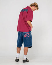 Rusty - Turbo Baggy Jort | Deep Sea Blue