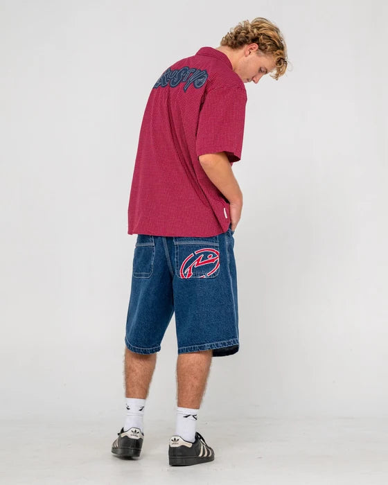 Rusty - Turbo Baggy Jort | Deep Sea Blue