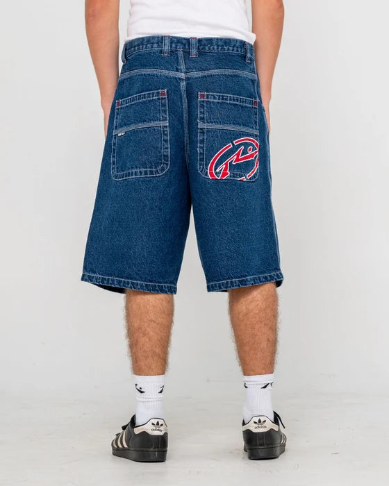 Rusty - Turbo Baggy Jort | Deep Sea Blue