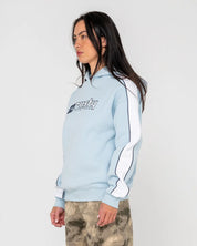 Rusty - Hailstone Oversized Hooded Fleece | Retro Blue