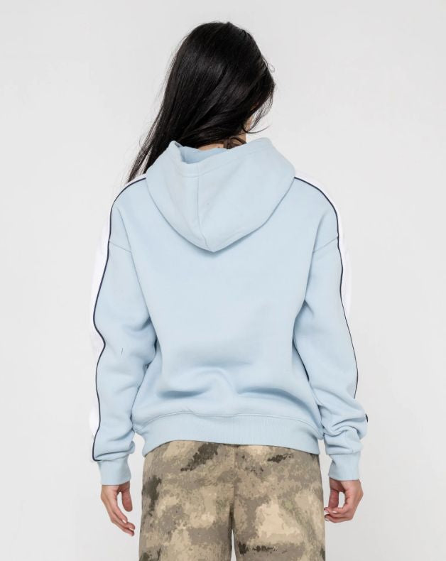 Rusty - Hailstone Oversized Hooded Fleece | Retro Blue