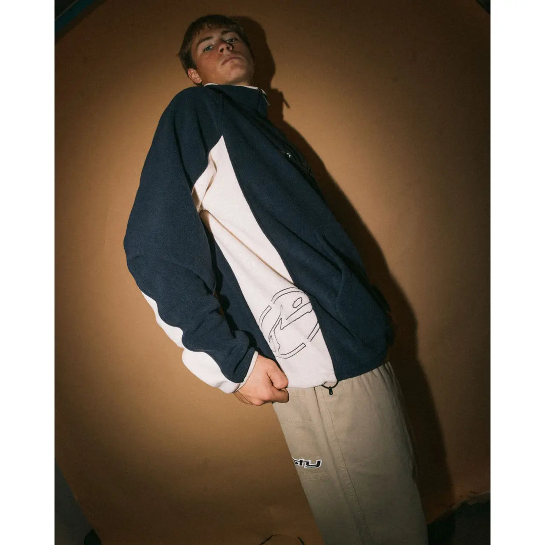 Rusty - Blizzard Quarter zip Fleece | Navy Blue