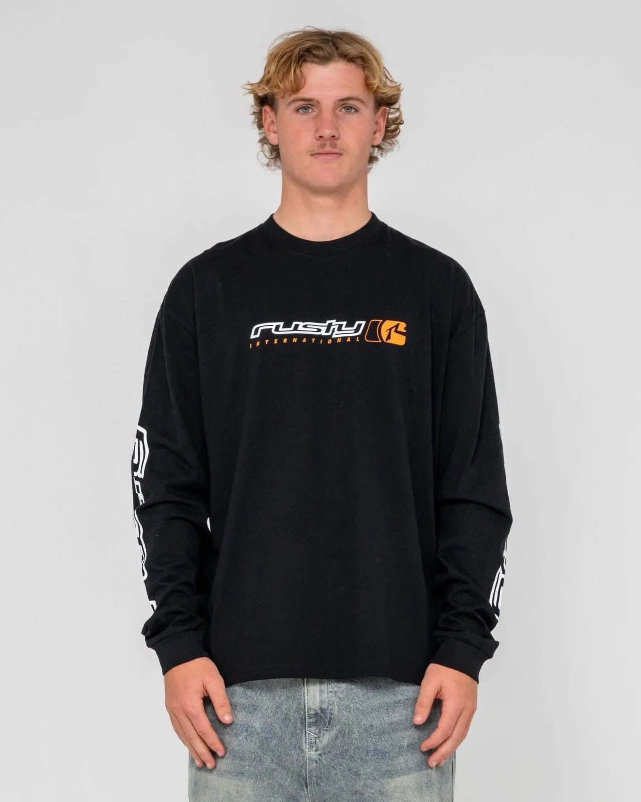 Rusty - Jetsetter long Sleeve Tee | Black