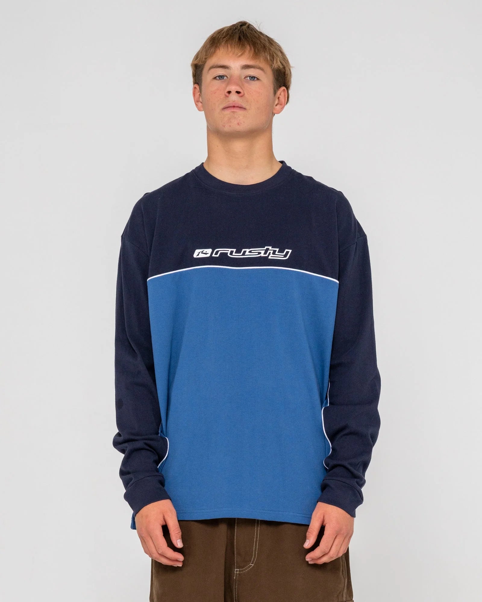 Rusty - Infinity Long Sleeve Tee | Atlantic Blue