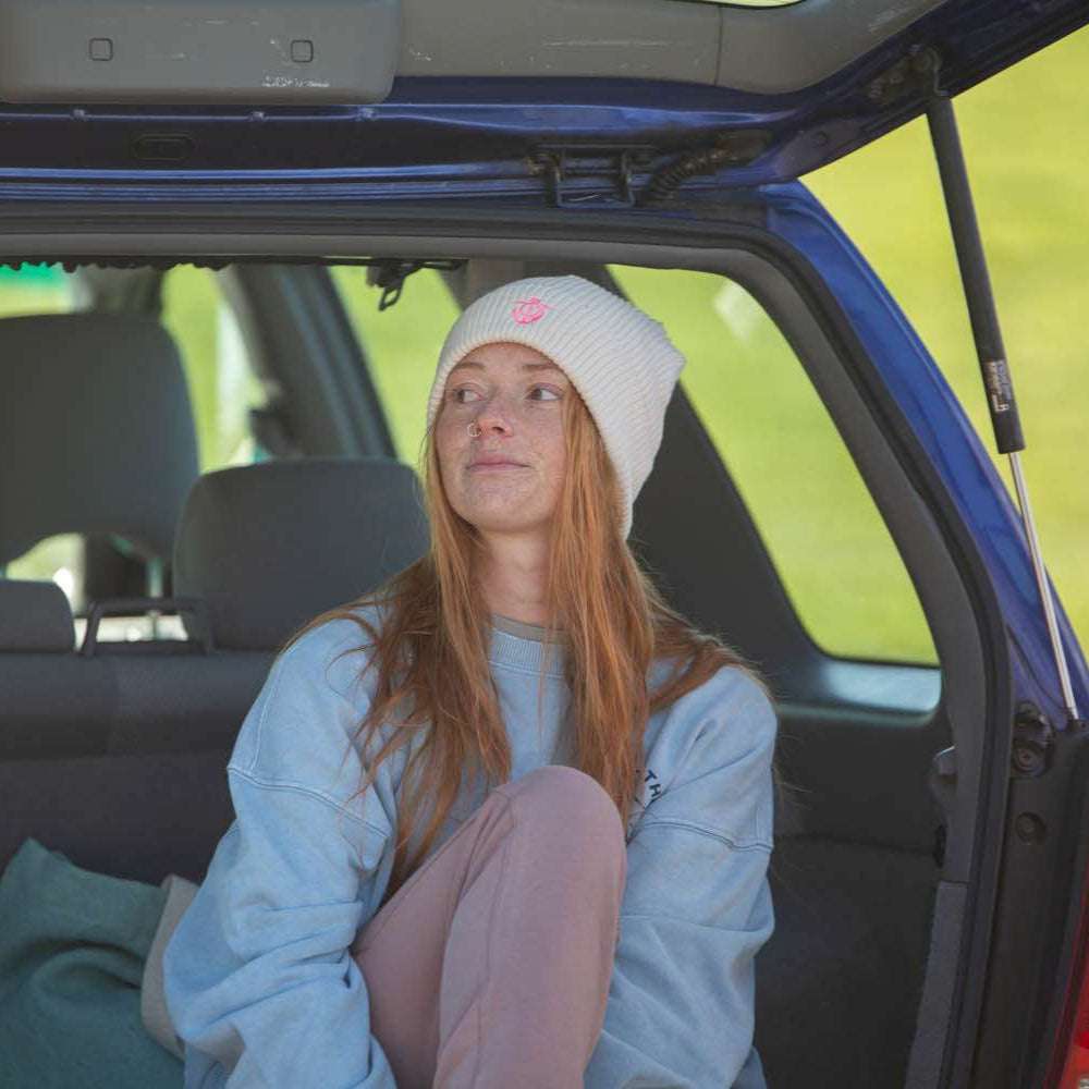 Anchor Fisherman Beanie Neon