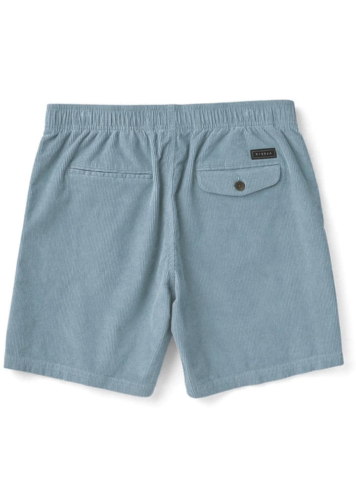 Vissla - No See Ums Cord Eco 17” Elastic Walkshort | Faded Denim
