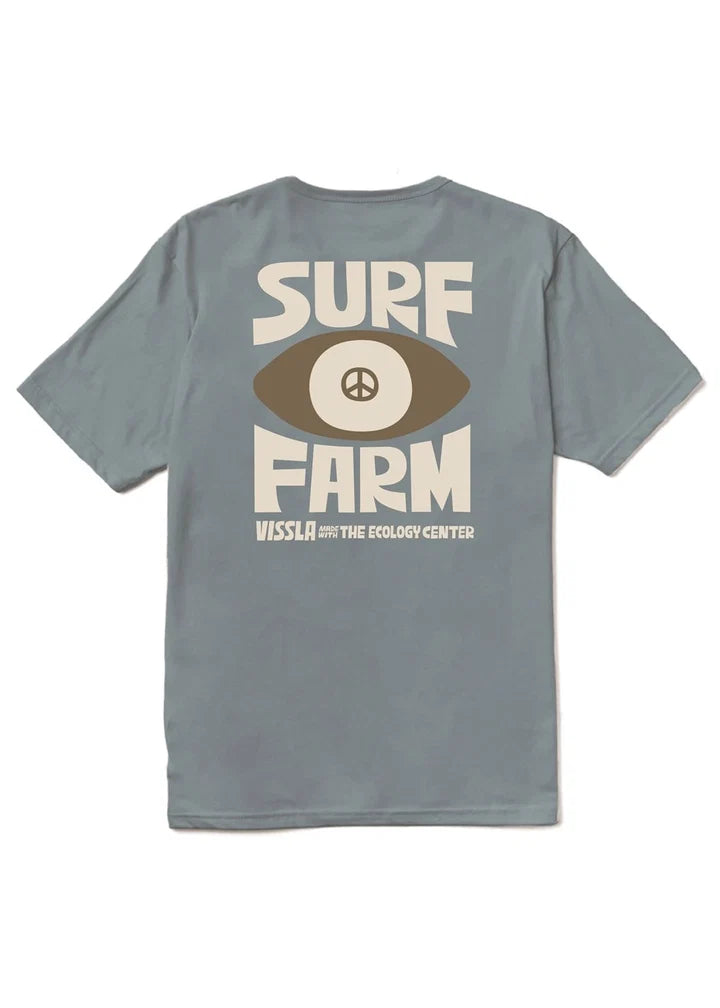 Vissla - Tec Surf Farm Organic Tee | Blue Haze