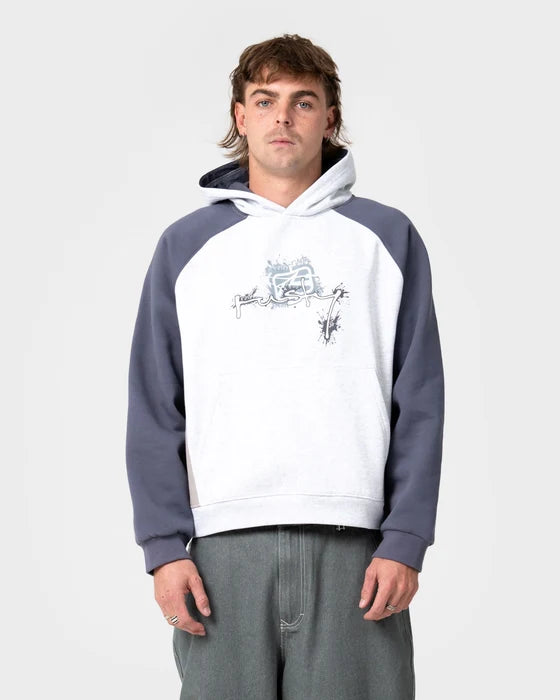 Rusty - Splish Splash Hooded Fleece | Ecru Marle