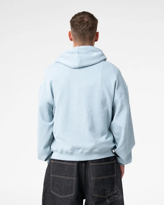 Rusty - Revolt Waffle Zip-Thru Hooded Fleece | Sky Blue
