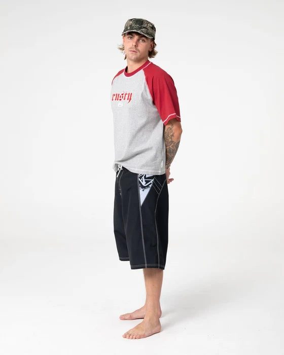 Rusty - Oxecutioner Fixed Waist Boardshort | Black