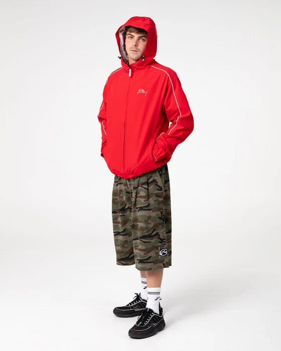 Rusty - Scyther Rain Jacket | Red