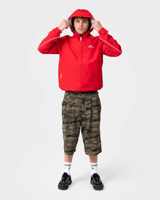 Rusty - Scyther Rain Jacket | Red