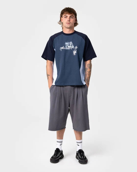 Rusty - Splish Splash Short Sleeve Tee | China Blue