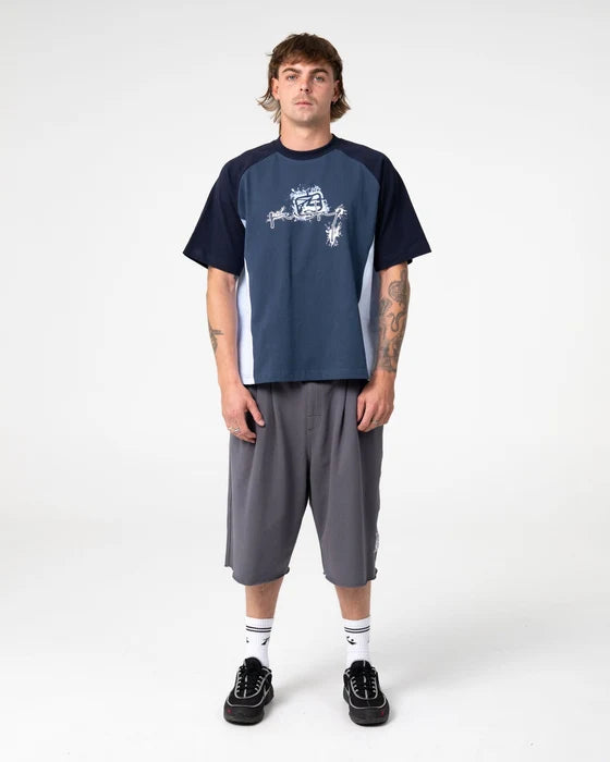 Rusty - Splish Splash Short Sleeve Tee | China Blue