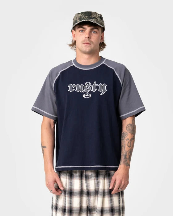 Rusty - Decoy Short Sleeve Tee | Navy Blue