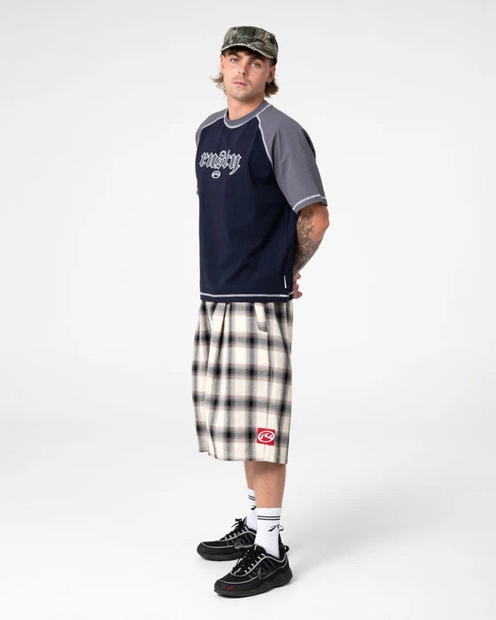 Rusty - Mista Checkya Elastic Short | Pinecone