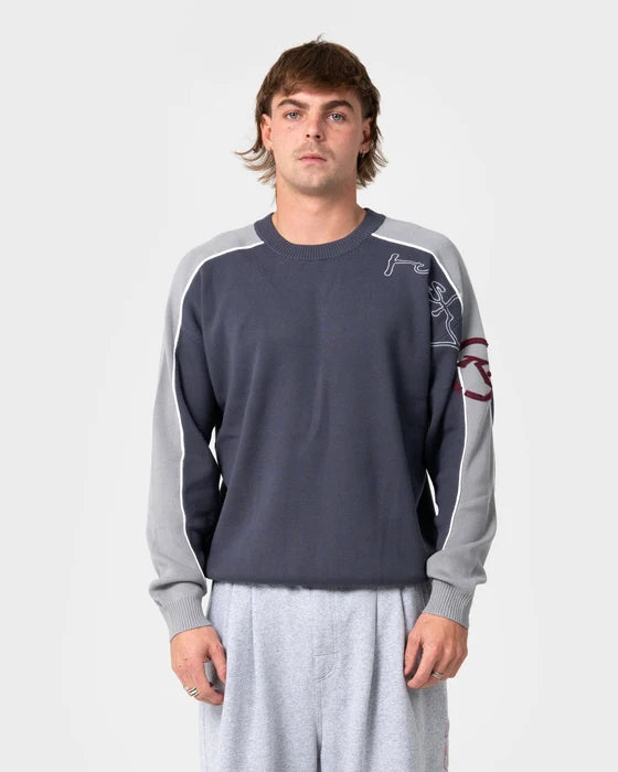 Rusty - Panela Anderson Knitted Crew | Steel