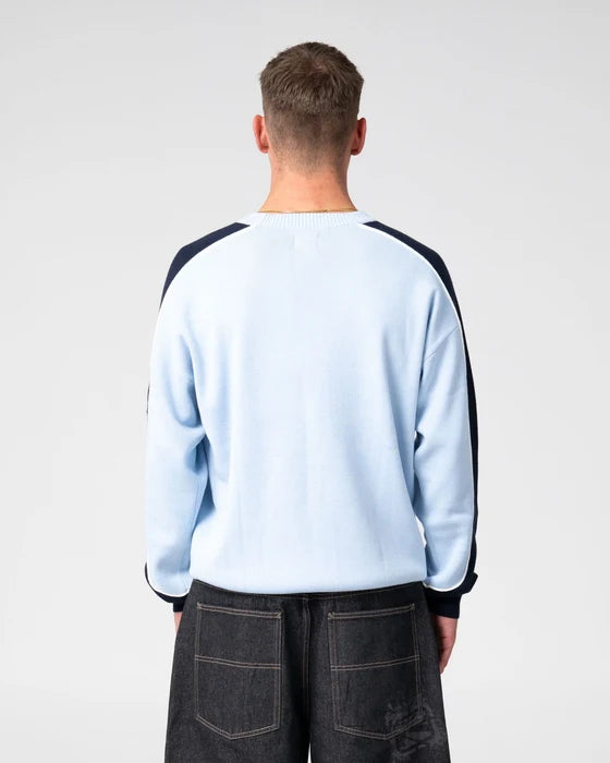 Rusty - Panela Anderson Knitted Crew | Ice Blue