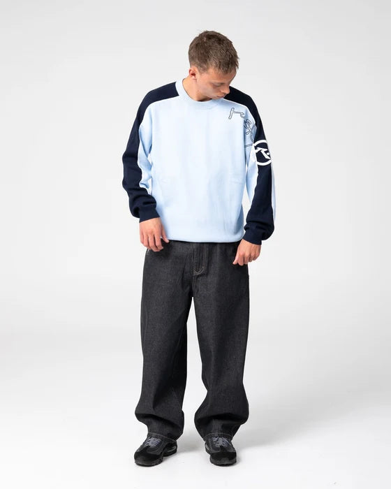Rusty - Panela Anderson Knitted Crew | Ice Blue