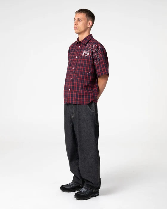 Rusty - Slick Rick Short Sleeve Shirt |  Red