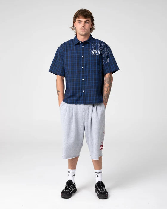Rusty - Slick Rick Short Sleeve Shirt |  Royal Blue
