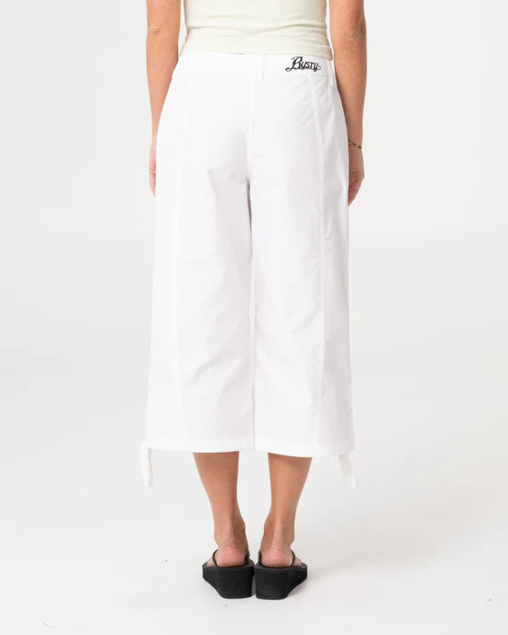 Rusty - Cameron Low Rise Relaxed Capri Pant | White