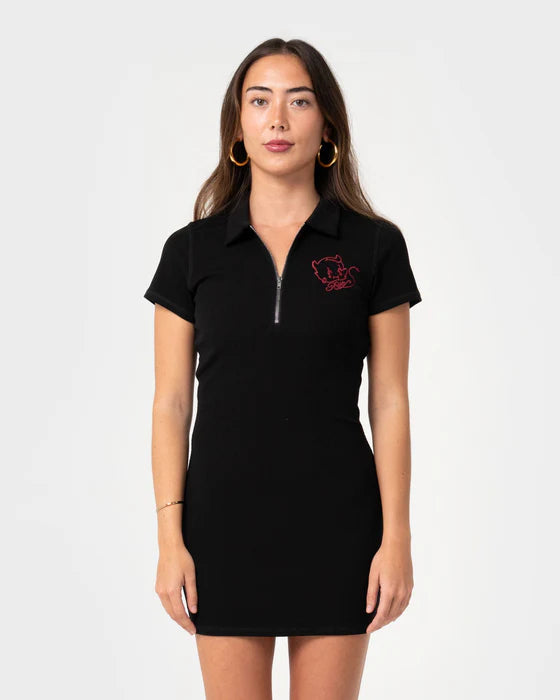 Rusty - Bad Bubby Polo Dress | Black