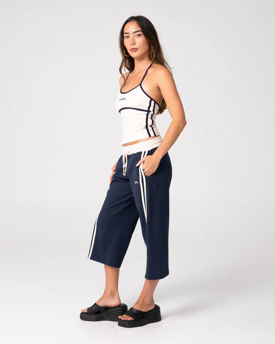 Rusty - Maneater Fitted Halter Top | Egret