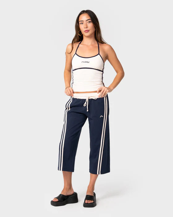Rusty - Maneater Low Rise Capri Track Pant | Navy Blue