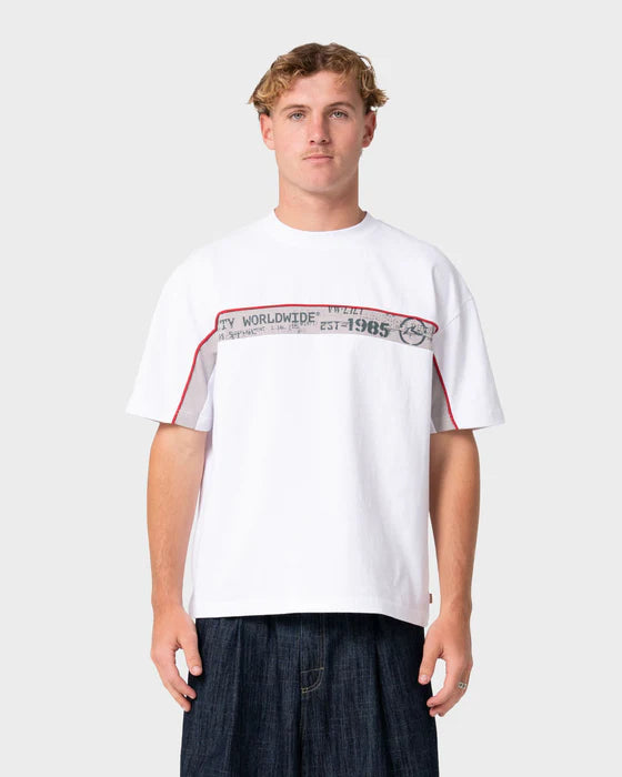 Rusty - Big Ticket Short Sleeve Tee | White