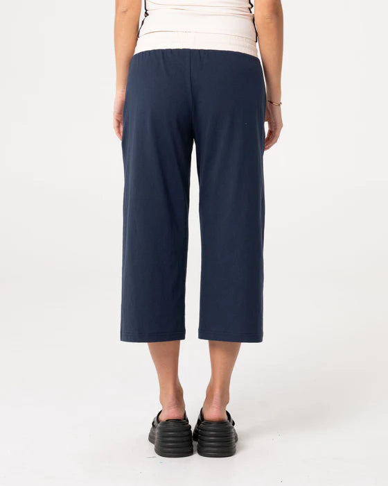 Rusty - Maneater Low Rise Capri Track Pant | Navy Blue