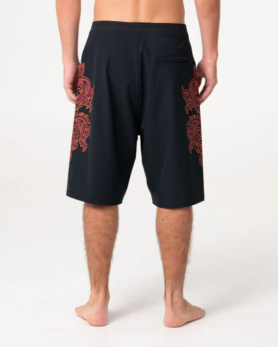 Rusty - SupaHot Fire Fixes Waist Boardshort | Black