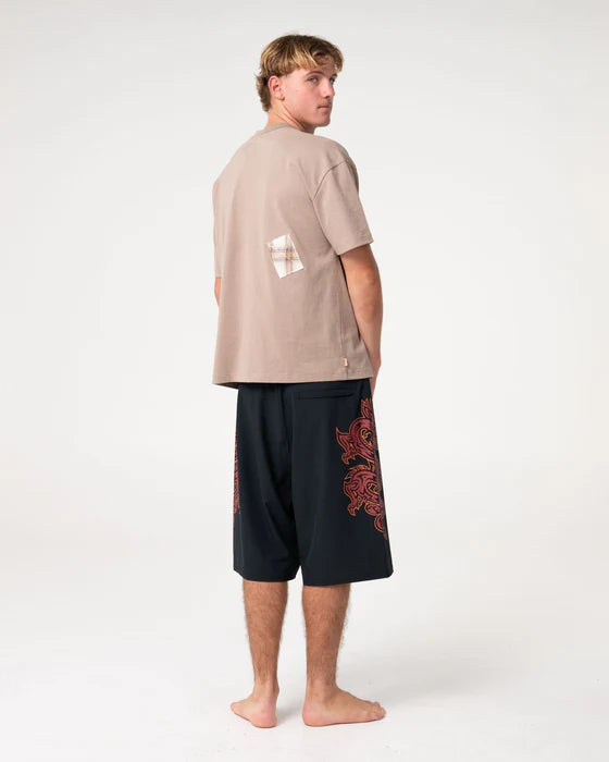 Rusty - SupaHot Fire Fixes Waist Boardshort | Black