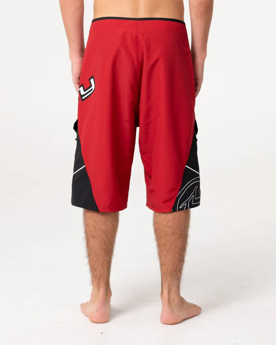 Rusty - Akimbo Fixed Waist Boardshort | Vintage Red