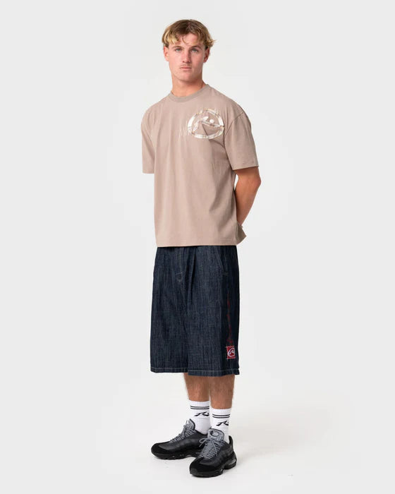 Rusty - Mista Slub Elastic Short | Raw Dawg Blue