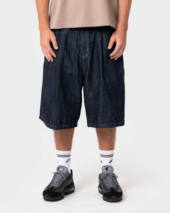 Rusty - Mista Slub Elastic Short | Raw Dawg Blue