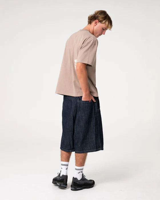 Rusty - Mista Slub Elastic Short | Raw Dawg Blue