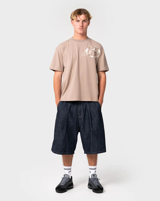 Rusty - Mista Slub Elastic Short | Raw Dawg Blue