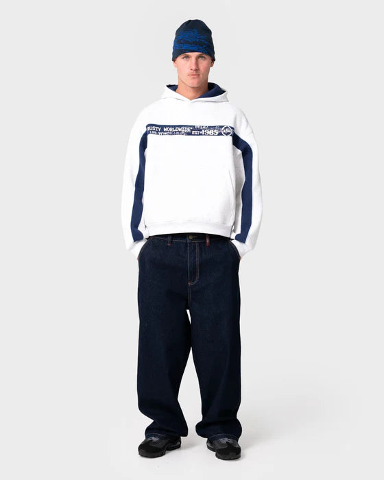 Rusty -  Big Ticket Hooded Fleece| Ecru Marle