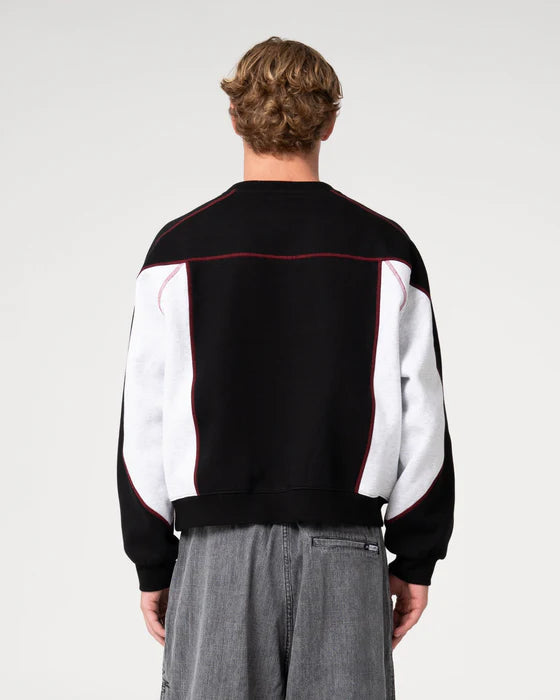 Rusty -  Sawblaze Crew Neck Fleece| Black
