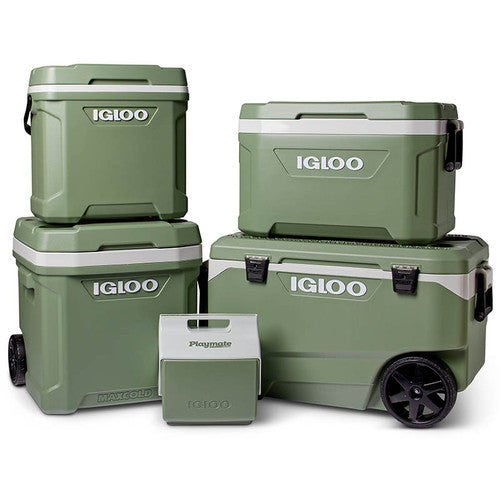 Igloo  Eco-friendly Recycled Plastic Cool Box 30Q Vintage Green Married to the Sea Surf Shop Igloo