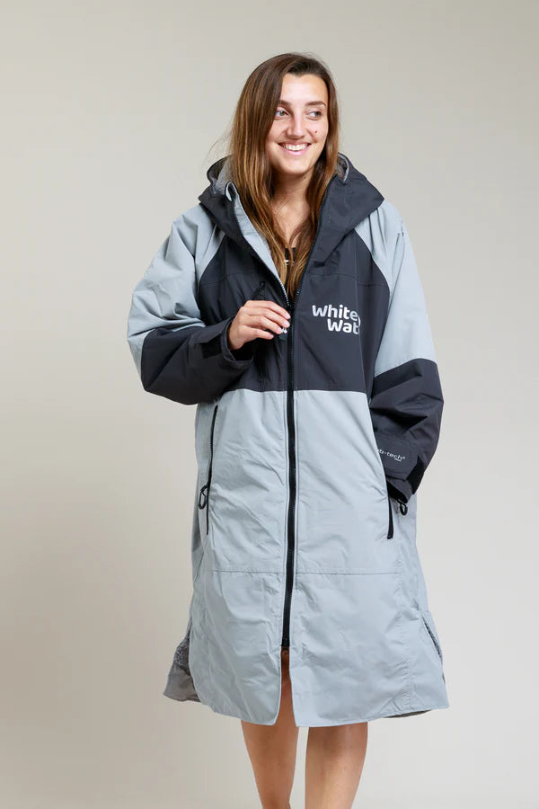 White Water Change Robe | Steel Grey | Hard Shell Robe