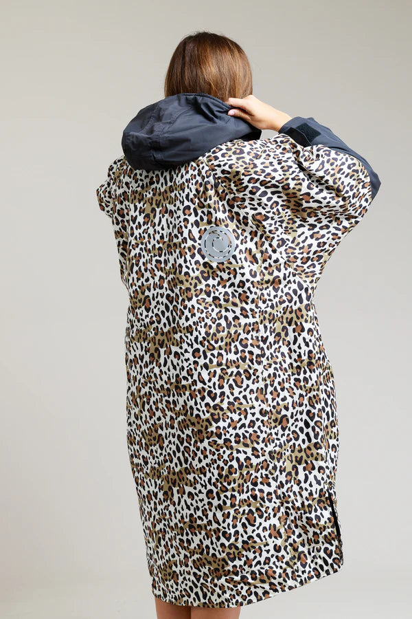 White Water Change Robe | Leopard Print | Hard Shell Robe