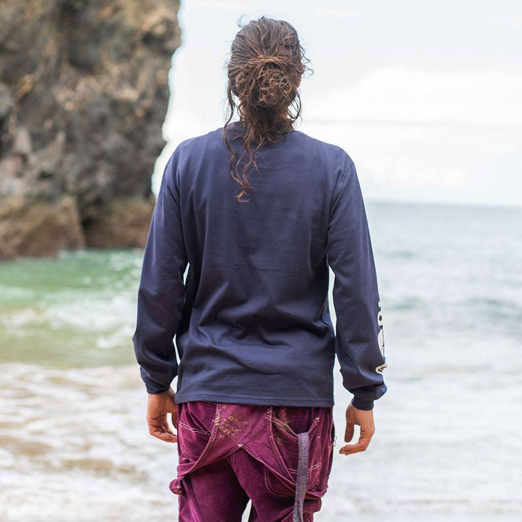 Karma Long-Sleeve T-Shirt | Midnight Blue -  - Married to the Sea Surf Shop - 