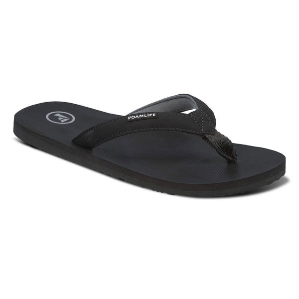 LIXI - WOMENS FLIP FLOPS - BLACK - Foamlife - Married to the Sea Surf Shop