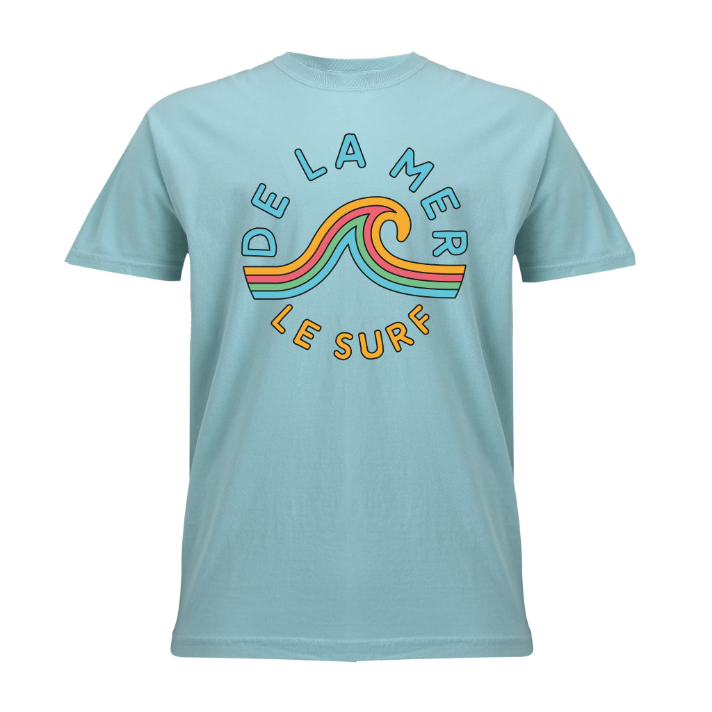 Le Surf - De La Mer Wave T-Shirt | Chalky Mint - Le Surf - married-to-the-sea-shop